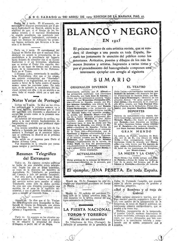 ABC MADRID 11-04-1925 página 11