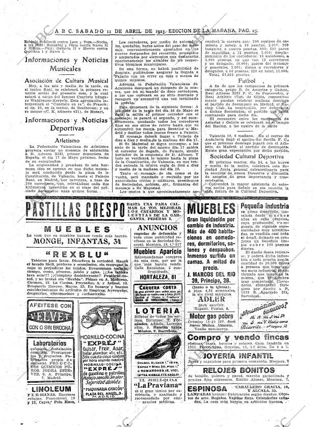 ABC MADRID 11-04-1925 página 25