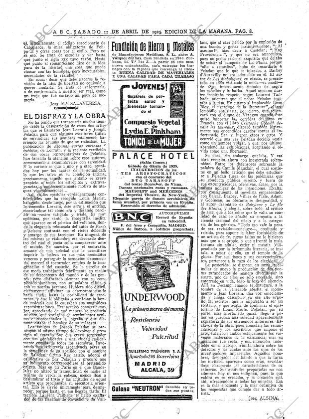 ABC MADRID 11-04-1925 página 8