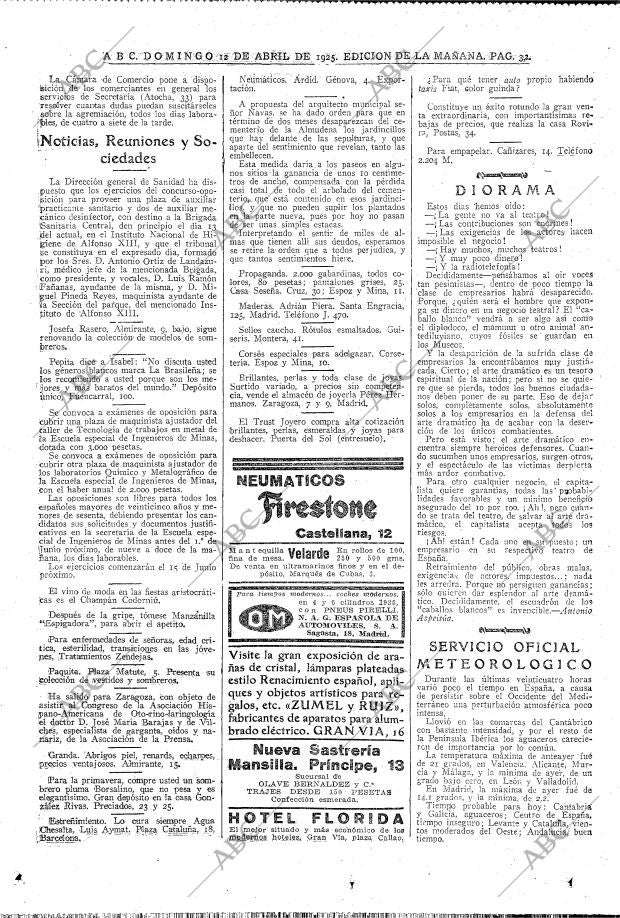 ABC MADRID 12-04-1925 página 32