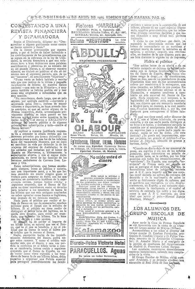 ABC MADRID 12-04-1925 página 33