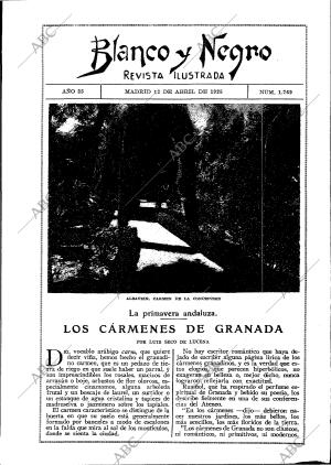 BLANCO Y NEGRO MADRID 12-04-1925 página 15