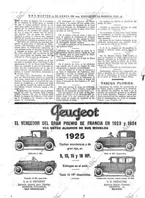 ABC MADRID 14-04-1925 página 16