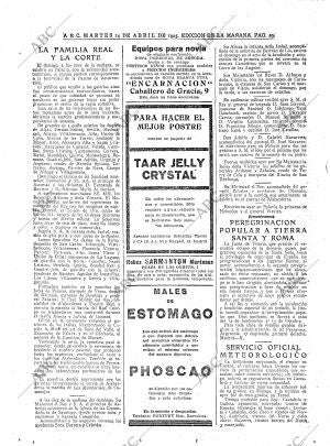 ABC MADRID 14-04-1925 página 20