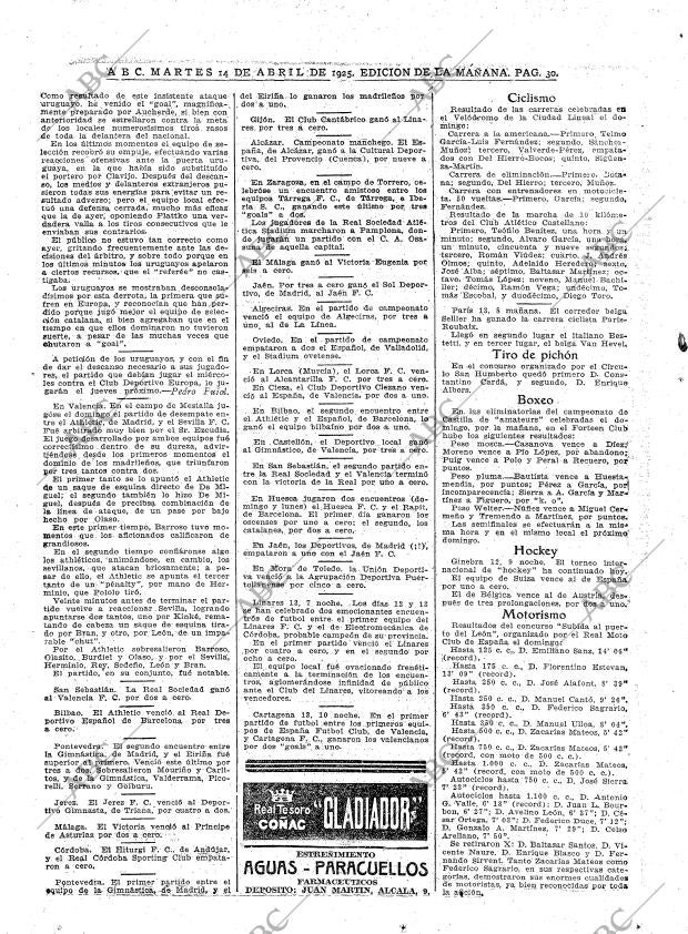 ABC MADRID 14-04-1925 página 30