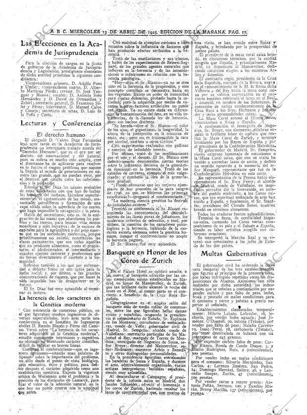 ABC MADRID 15-04-1925 página 17