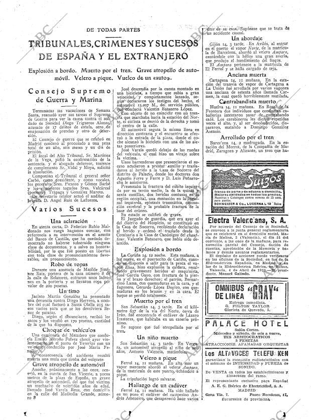 ABC MADRID 15-04-1925 página 23