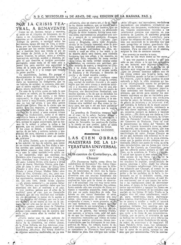 ABC MADRID 15-04-1925 página 7