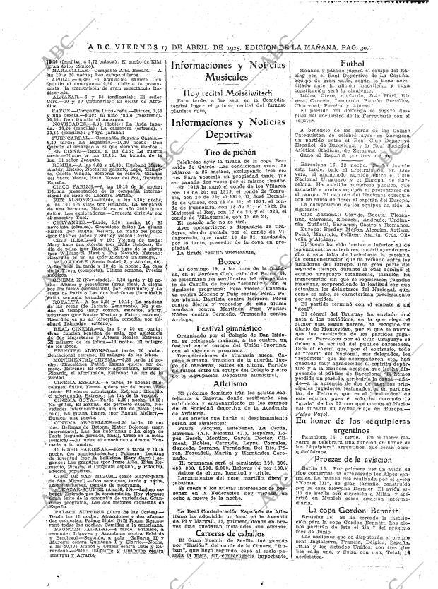 ABC MADRID 17-04-1925 página 30