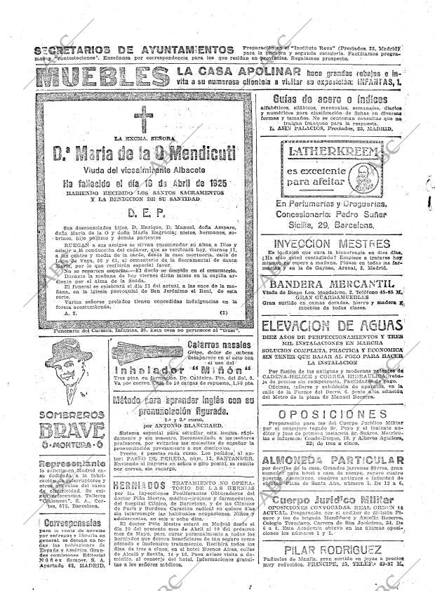 ABC MADRID 17-04-1925 página 34