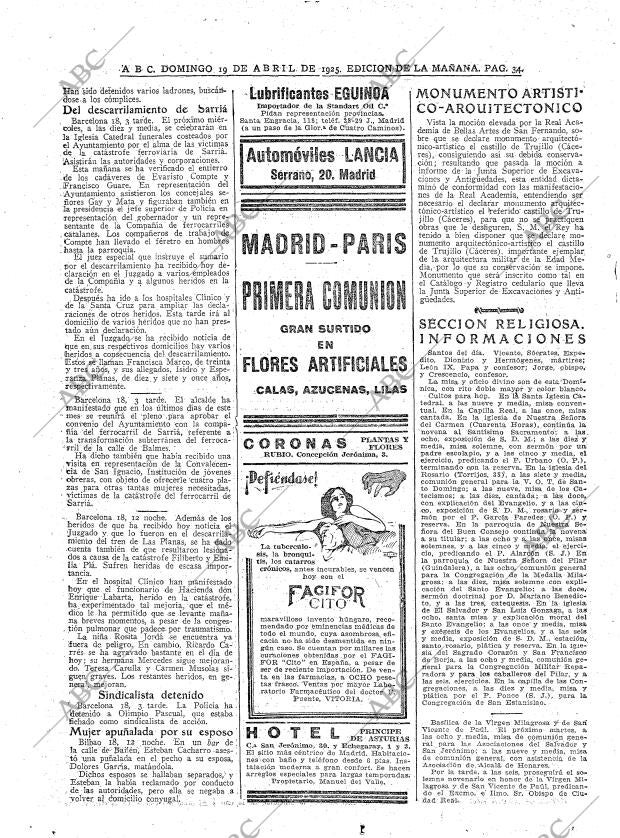 ABC MADRID 19-04-1925 página 34