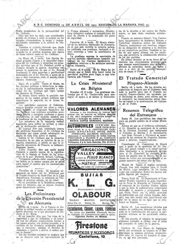 ABC MADRID 19-04-1925 página 37