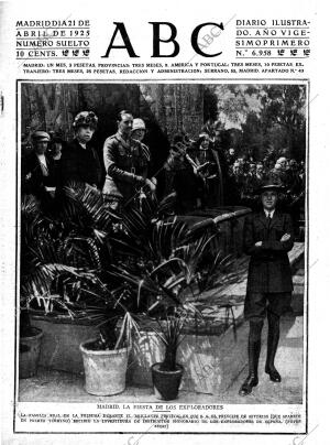 ABC MADRID 21-04-1925 página 1