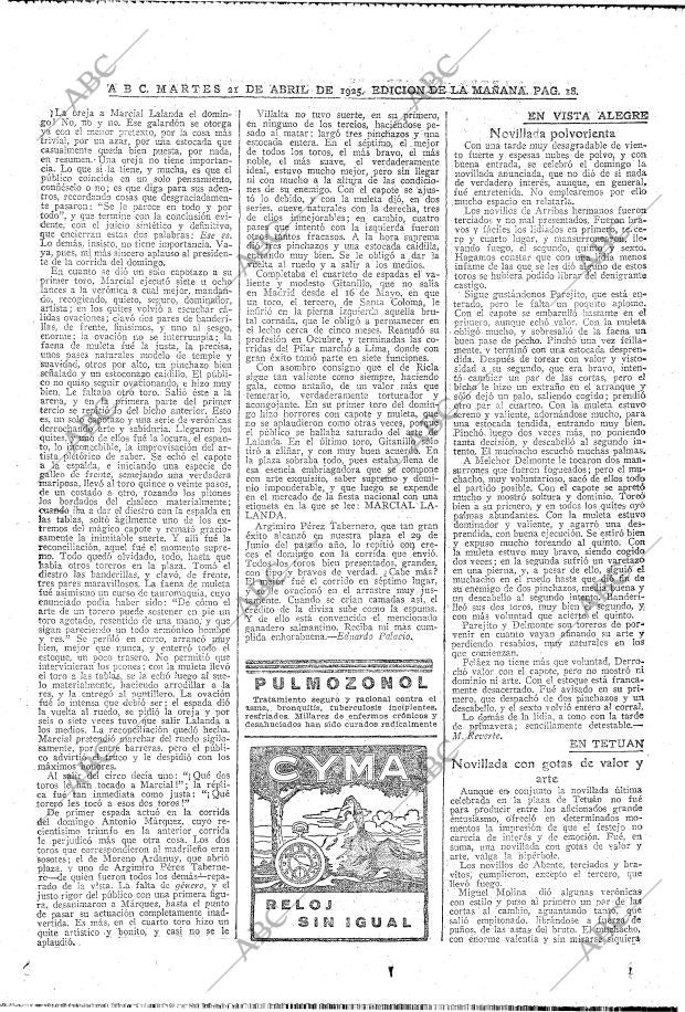 ABC MADRID 21-04-1925 página 18