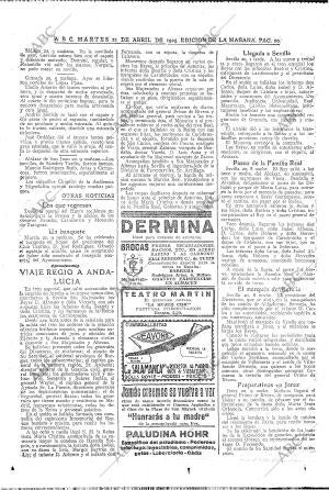 ABC MADRID 21-04-1925 página 20
