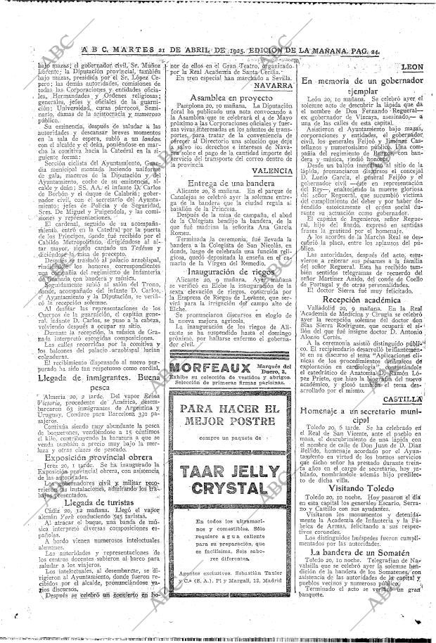 ABC MADRID 21-04-1925 página 24