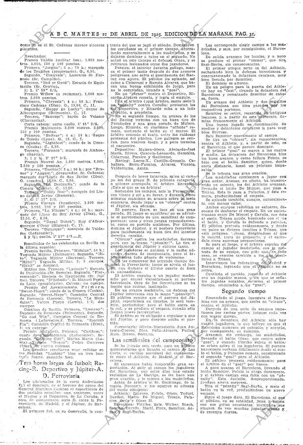 ABC MADRID 21-04-1925 página 31