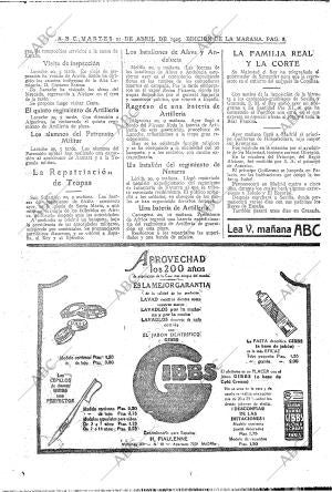 ABC MADRID 21-04-1925 página 8