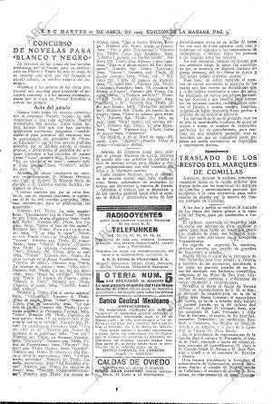ABC MADRID 21-04-1925 página 9