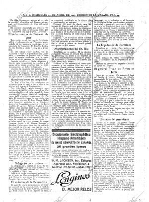 ABC MADRID 22-04-1925 página 14
