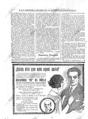 ABC MADRID 22-04-1925 página 16