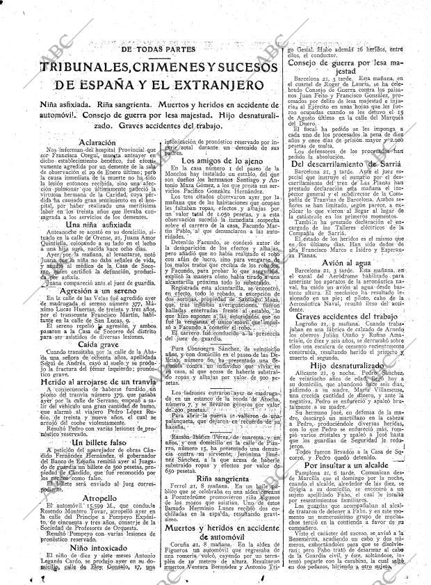 ABC MADRID 22-04-1925 página 20