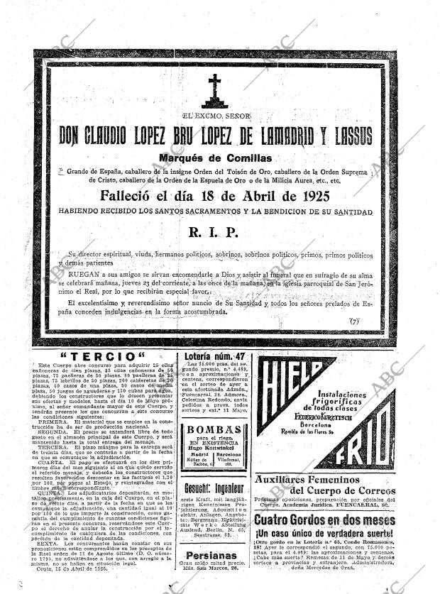 ABC MADRID 22-04-1925 página 35