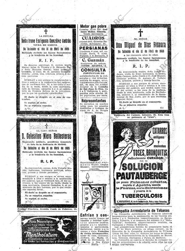 ABC MADRID 22-04-1925 página 36