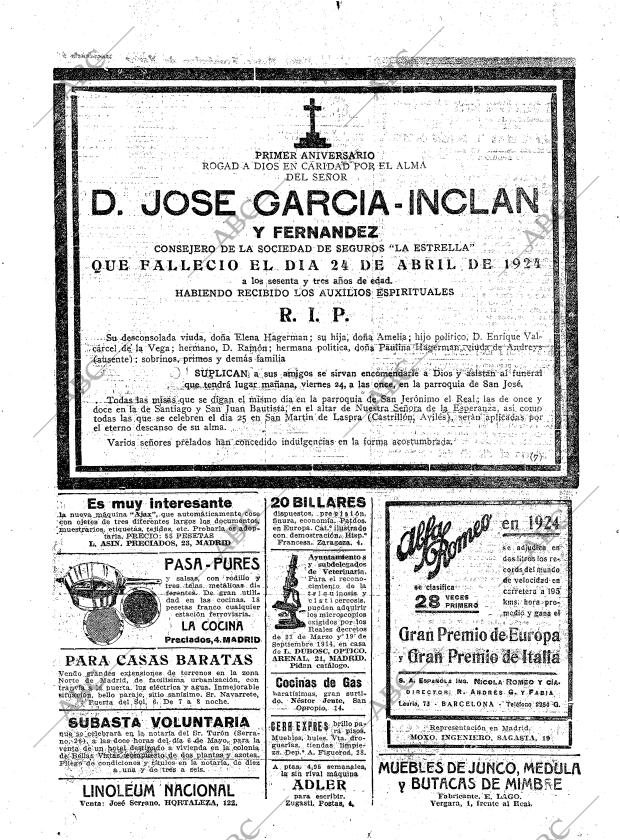 ABC MADRID 23-04-1925 página 32