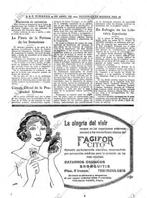 ABC MADRID 24-04-1925 página 16