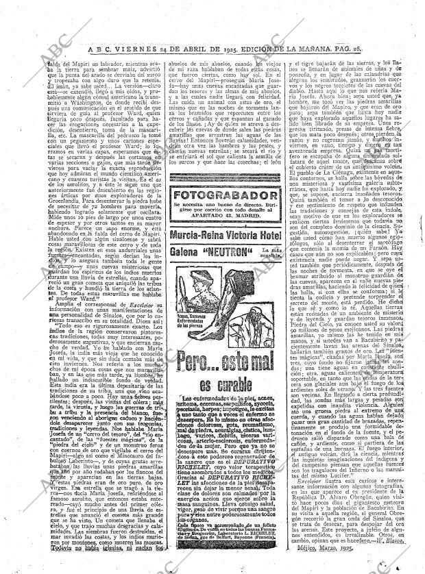 ABC MADRID 24-04-1925 página 26