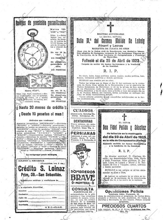 ABC MADRID 24-04-1925 página 36