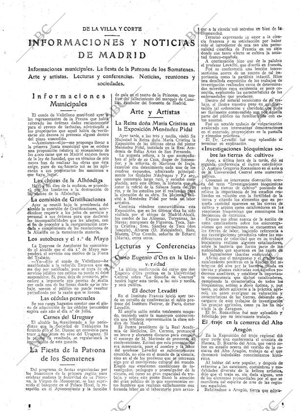 ABC MADRID 25-04-1925 página 17