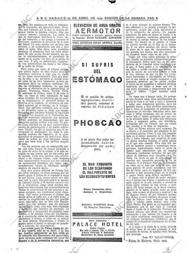 ABC MADRID 25-04-1925 página 8