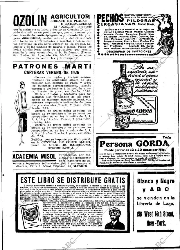 BLANCO Y NEGRO MADRID 26-04-1925 página 9