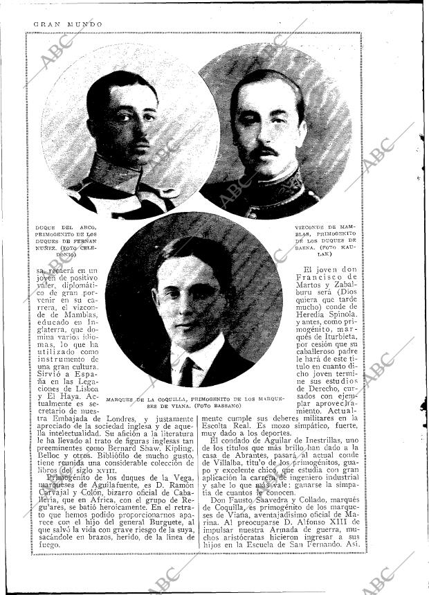 BLANCO Y NEGRO MADRID 26-04-1925 página 98