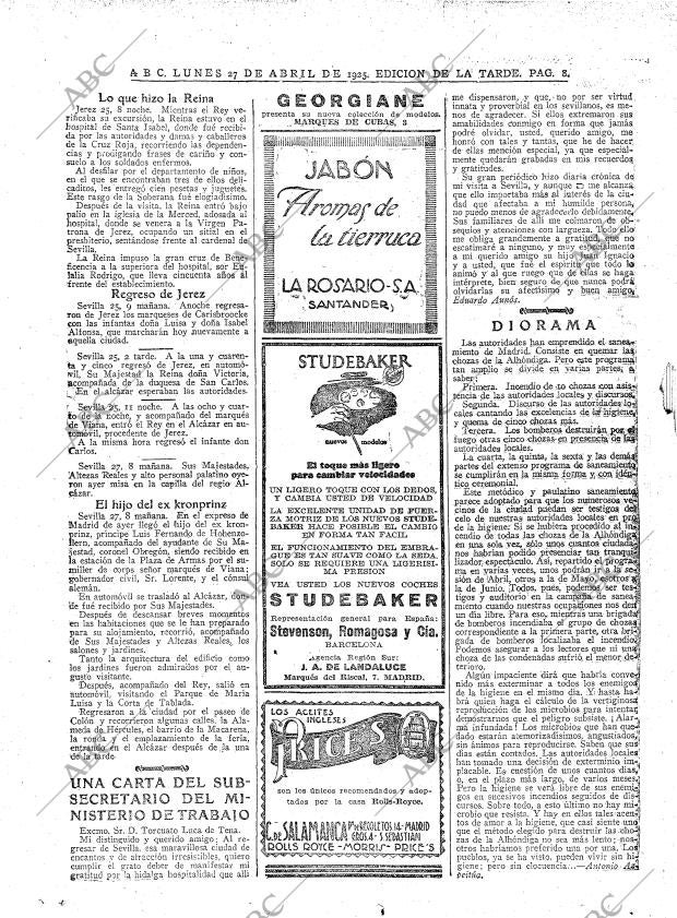 ABC MADRID 27-04-1925 página 10