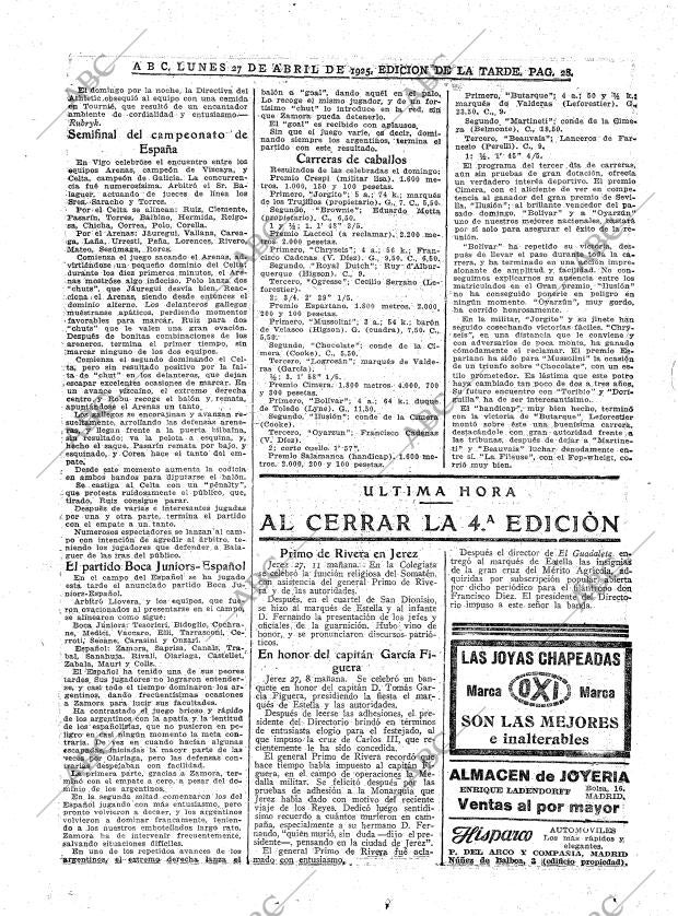 ABC MADRID 27-04-1925 página 30