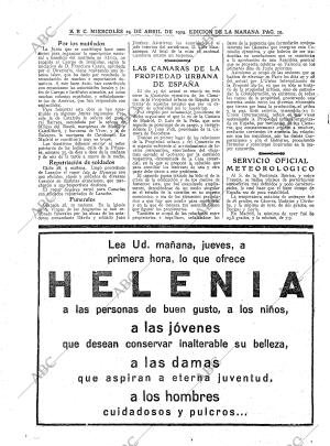 ABC MADRID 29-04-1925 página 10