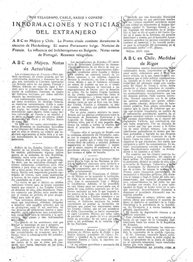 ABC MADRID 29-04-1925 página 25