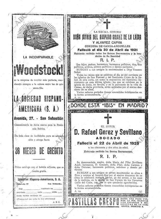 ABC MADRID 29-04-1925 página 34