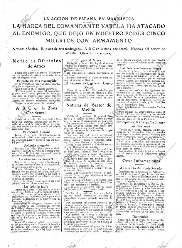 ABC MADRID 29-04-1925 página 9