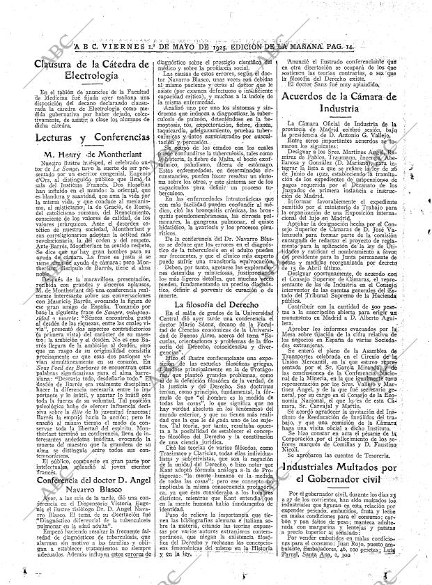 ABC MADRID 01-05-1925 página 14