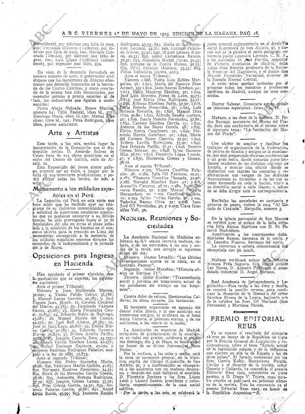ABC MADRID 01-05-1925 página 16