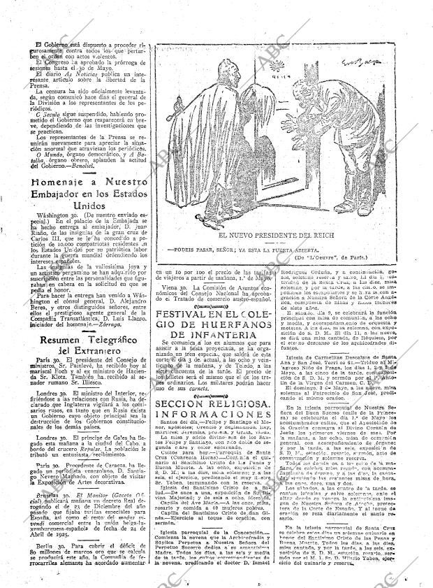 ABC MADRID 01-05-1925 página 27