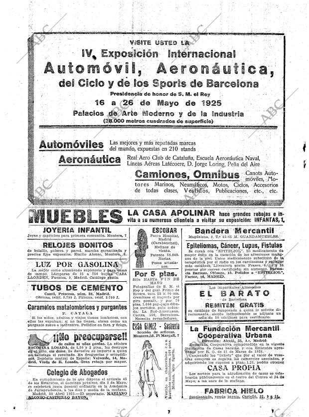 ABC MADRID 01-05-1925 página 34
