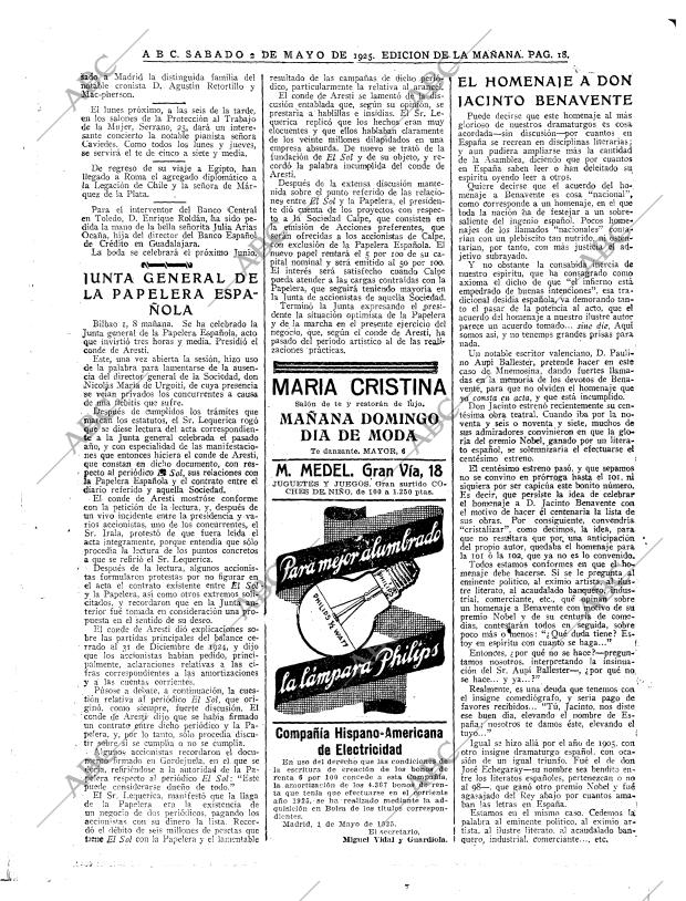 ABC MADRID 02-05-1925 página 18