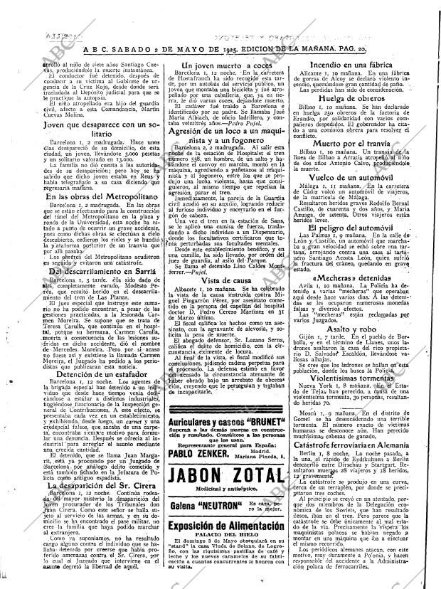 ABC MADRID 02-05-1925 página 20