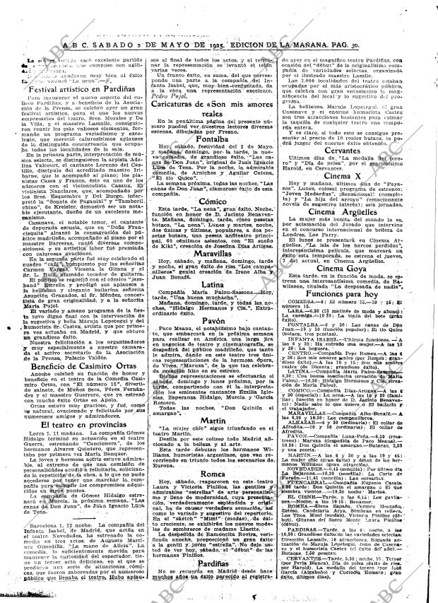 ABC MADRID 02-05-1925 página 30