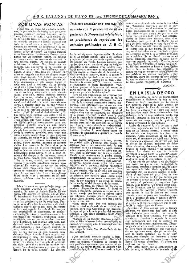 ABC MADRID 02-05-1925 página 7